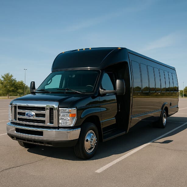 Oceanside Shuttle Bus Rentals 18 Passenger Shuttle Bus