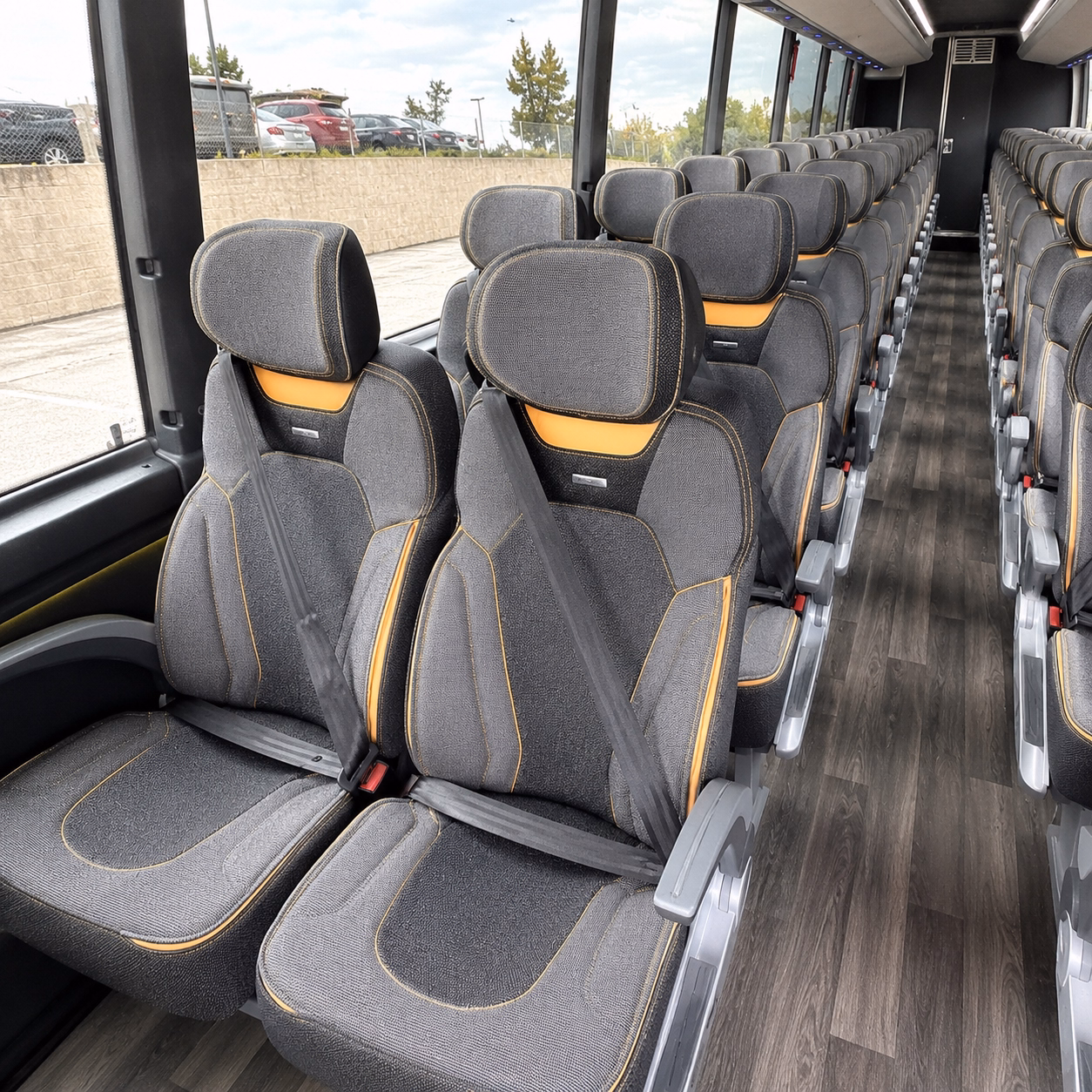oceanside charter bus services interior